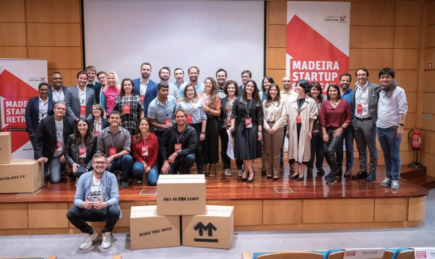 Group photo with a training cohort